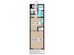 グランディオ北仙台Ⅰの物件間取画像